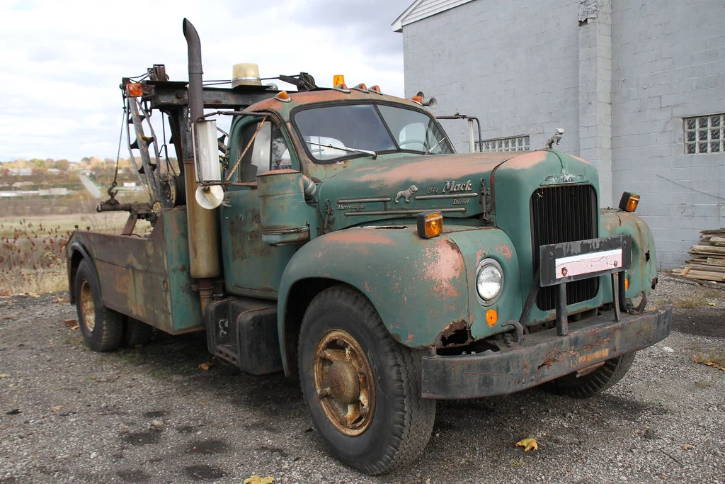 Old Mack Truck at CarWrecker.nz