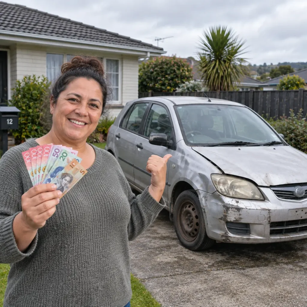 customer sold accident damaged car